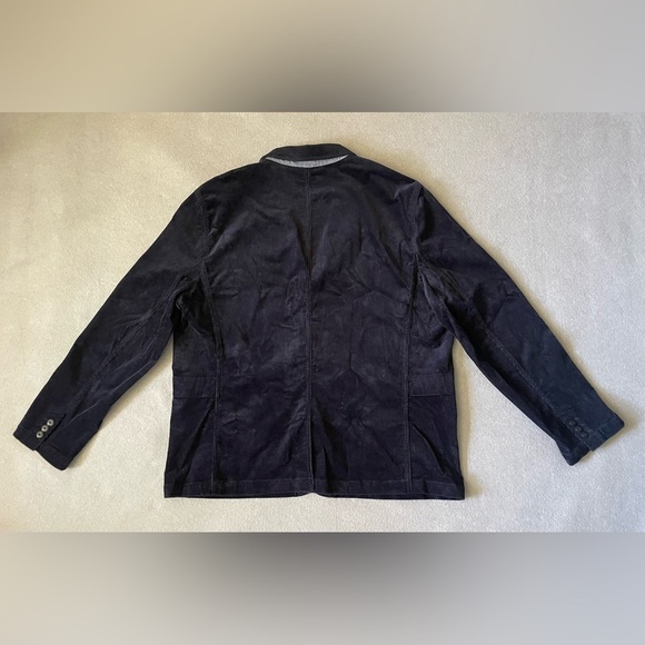 GAP Corduroy Blazer Navy Blue XL Men’s Jacket Unlined NWT Casual Classic - Picture 5 of 6